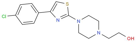 2 4 4 4 Chlorophenyl 1 3 Thiazol 2 Yl 1 Piperazinyl Ethanol 664371