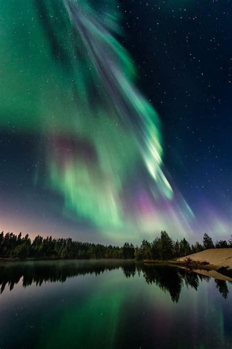 Aurora Season Opener - First northern lights in Oulu, Finland - Salamapaja