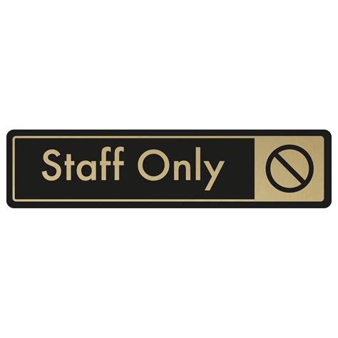 Staff Only Sign Printable Free