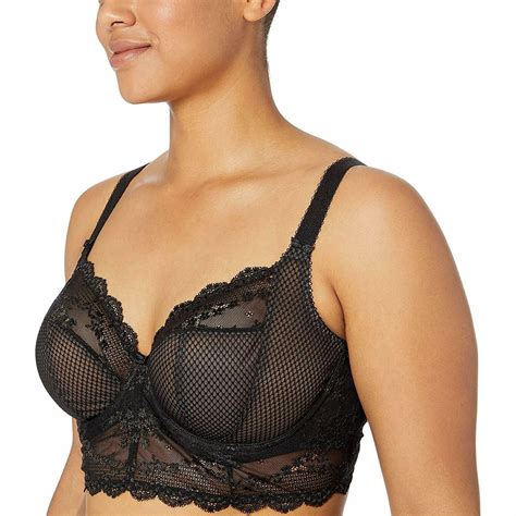 Elomi Black Charley Longline Bra Us 38l Uk 38hh Bras And Bra Sets