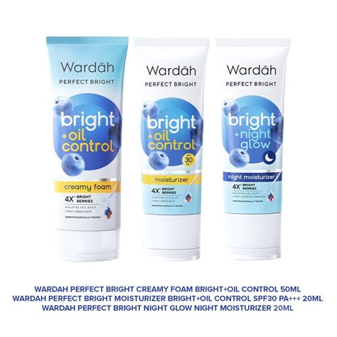 Jual Paket Wardah Perfect Bright Complete Skincare Package For Dry