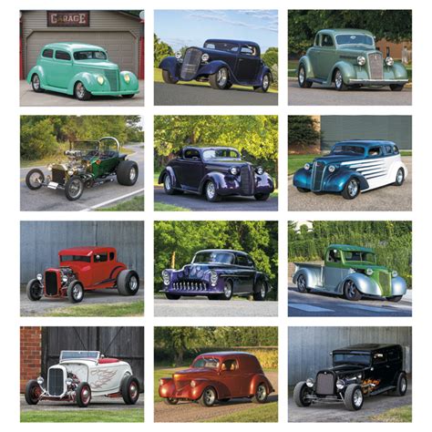 Street Rods Calendar Stapled 112277 St