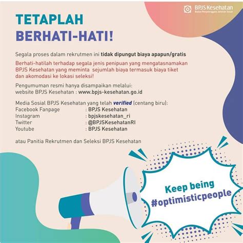 Rekrutmen Pegawai Tidak Tetap PTT BPJS Kesehatan