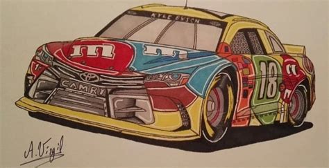 Nascar Drawing at PaintingValley.com | Explore collection of Nascar Drawing