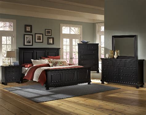 Reflections - Ebony Bedroom Set Vaughan Bassett Furniture