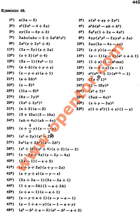 Álgebra 1 González Mancil Respuestas a los ejercicios 34 Opentor