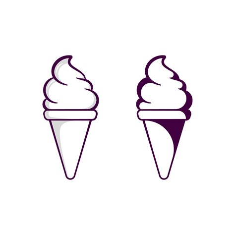 Ilustraci N De Dise O De Icono De Vector De Helado Vector En