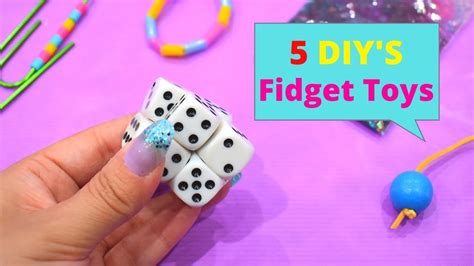 5 DIYS FIDGET TOYS FACILE À RÉALISER YouTube