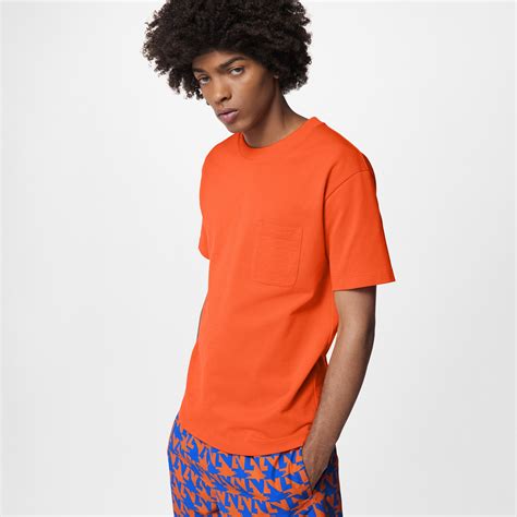 Lvse Half Damier Pocket T Shirt Men Ready To Wear Louis Vuitton