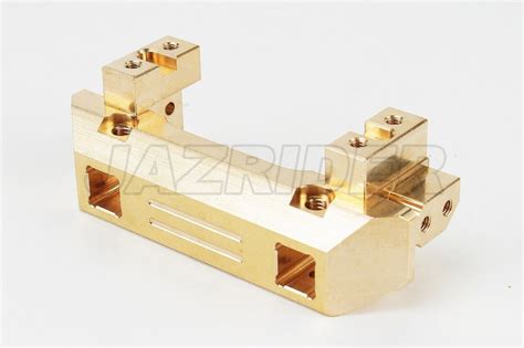 Jazrider Heavy Duty Brass Front Bumper Mount W Servo Mount For Traxxas