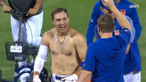 Conforto Goes Shirtless After Walk Off Win YouTube