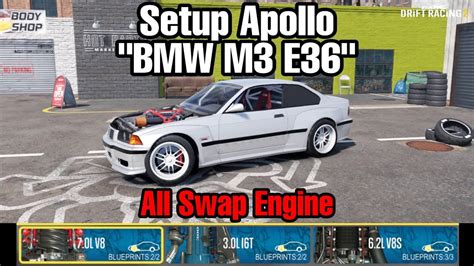 Setup Apollo Bmw E All Swap Engine Carx Drift Racing Youtube