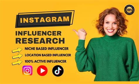 Research And Find Niche Targeted Best Instagram Influencers For You By