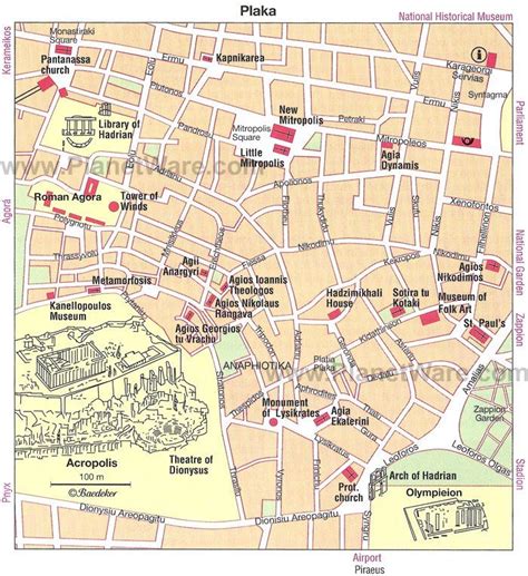 Athens Tourist Map Athens Map Greece Map Athens Greece Greece