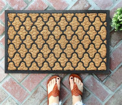 Buy Wave Design Coir Rubber Door Mat Online In India At Best Price