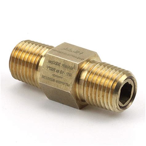 Hikelok 3000 Psi Stainless Steel 1 4in NPT One Way Valve Swagelok Type