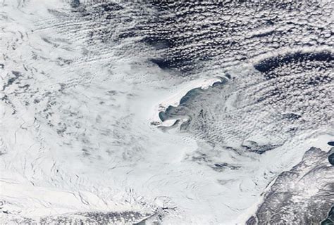 NASA Des images impressionnantes des Îles de la Madeleine en hiver