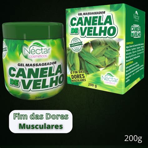 Kit Gel De Massagem Canela De Velho Nectar Cosmeticos Parcelamento