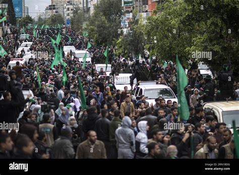 Politik Milit Rischer Teil Der Hamas Bewegung Feiert Jahrestag Der