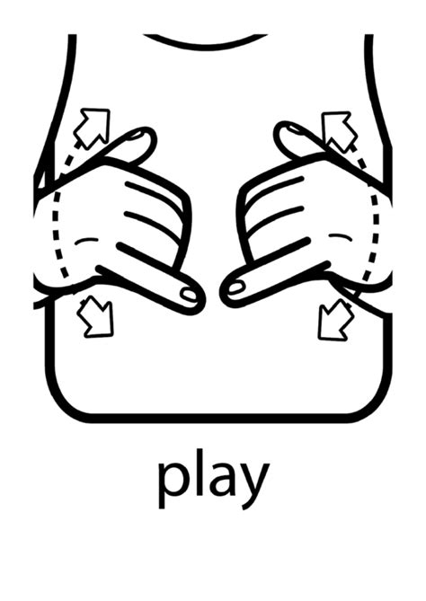 Play Sign Sign Language Words Printable Pdf Download