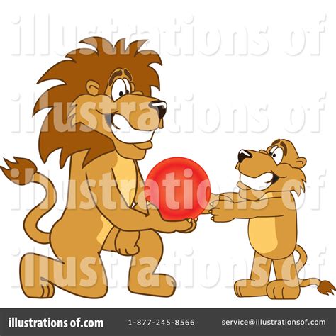 Lion School Mascot Clipart 1361791 Illustration By Toons4biz