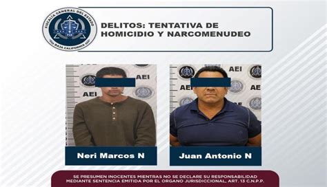 Fge Cumplimenta órdenes De De Aprehensión A Dos Sujetos En Tj