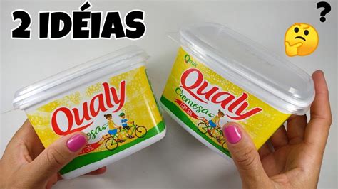 2 IDÉIAS ESPETACULARES POTE DE MARGARINA YouTube