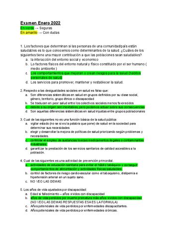 Examen Preventiva Enero 2022 Pdf