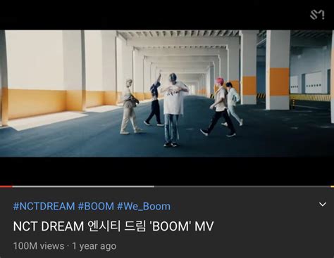 NCT Dream's ‘BOOM’ MV has reached 100 Million Views on YouTube : r/NCT