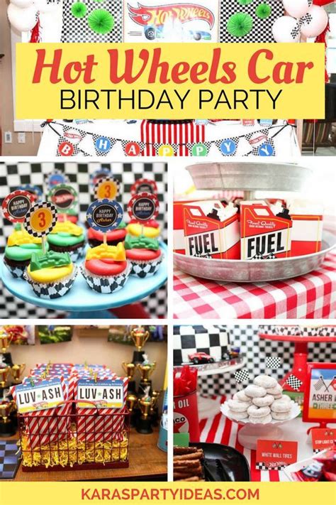 Hot Wheels Car Birthday Party Ideas