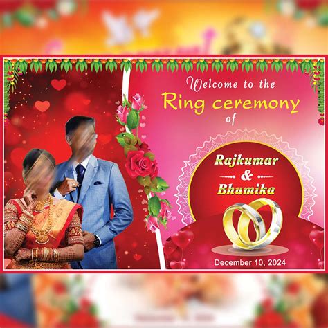 5 Ring Ceremony Banner PSD File - Graphics Point Store