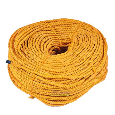 Yellow Nylon Rope Meters Long Mm Thick At Meter In