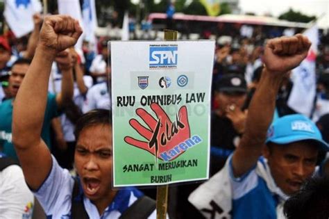 Ruu Cipta Kerja Diketok Palu Jutaan Buruh Siap Gelar Demonstrasi