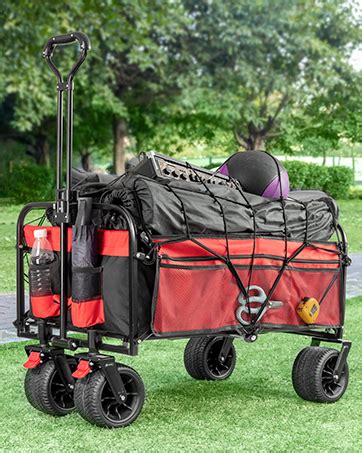 Bedstory Beach Trolley Collapsible Festival Trolley All Terrain Big