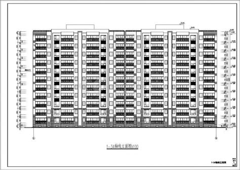 某小区11层框剪结构住宅楼建筑设计方案图住宅小区土木在线