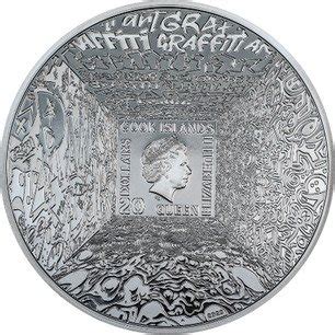 Cook Islands Silver Dollars Elizabeth Ii Mona Lisa