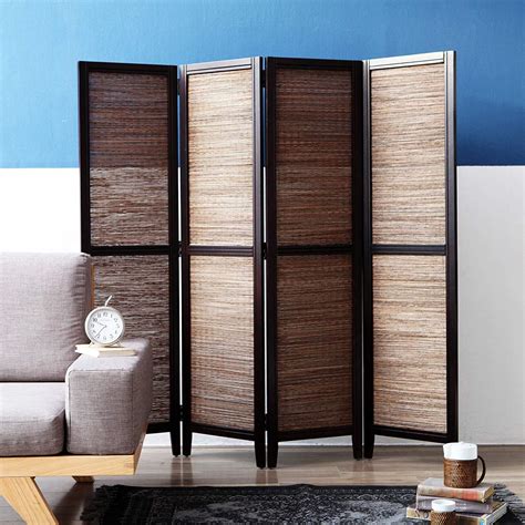 Livinia Papaya Room Divider Folding Room Divider Screens Panel