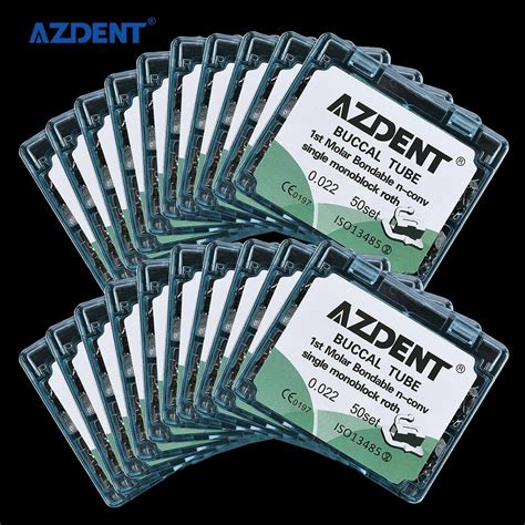 Azdent 200PS Orthodontic 1st Bondable Non Convertible Dental Buccal