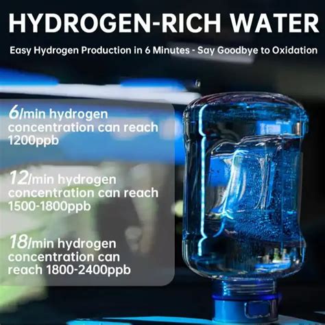 Hydrogen Water Bottle Portable Large Capacity Hydrogen Water Generator