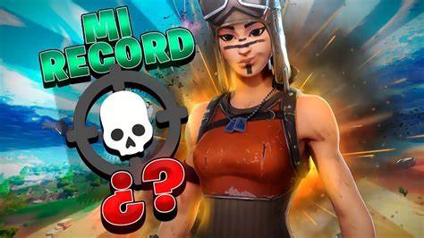 Rompo Mi Record De Kills En Solo Fortnite Youtube