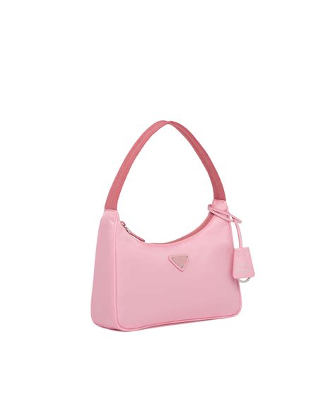 Pink Re Edition 2000 Nylon Mini Bag Prada