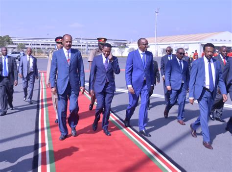 President Isaias Afwerki On An Official Visit To Kenya Eritrea