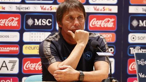 SSC Napoli Conte In Conferenza Stampa Dal Ritiro Di Dimaro DIRETTA