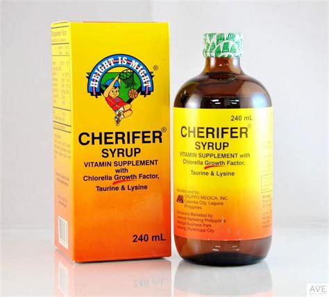 Cherifer Liquid Syrup With Chlorella Growth Factor Taurine And Lysine