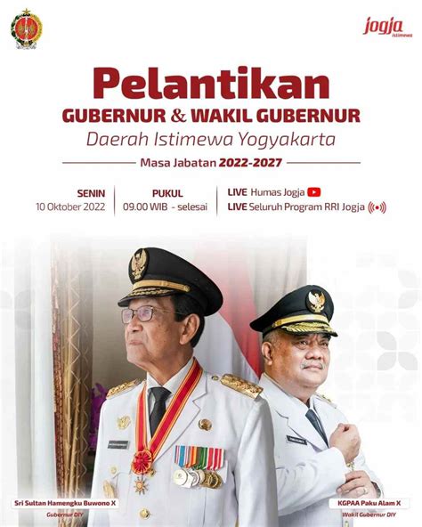 Besok Jokowi Lantik Gubernur Dan Wakil Gubernur Di Yogyakarta