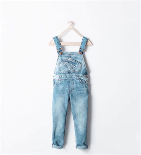 Denim Jumper With Floral Lining From Zara Girls Aw 14 Childrens