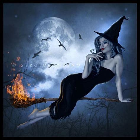 ~gothic Art Fantasy Witch Halloween Witch Beautiful Witch