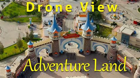 Bahria Town Karachi Adventure Land Theme Park Drone View YouTube