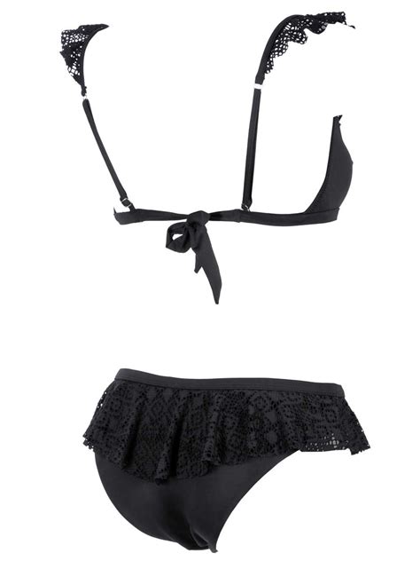 Bikini Donna Liu Jo Beachwear Nero Albos Underwear Shop Online Intimo