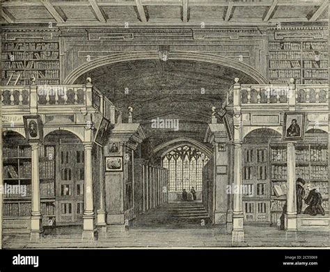Interior Of The Bodleian Library Stock Photo Alamy